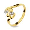 Diamond Gold Ring - Freeform