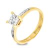 Diamond Gold Ring - Engagement 4 Claw
