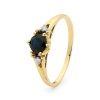 Sapphire and Diamond Gold Ring - Coronet