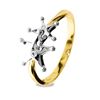 Diamond Gold Ring - Star