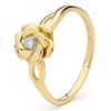 Diamond Gold Ring - Camellia Flower