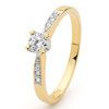 Diamond Gold Ring - Engagement .30ct