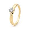 Diamond Gold Ring - Engagement Solitaire