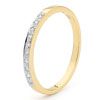 Diamond Gold Ring - Eternity Pave