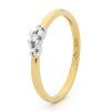 Diamond Gold Ring - Trilogy Elegant