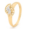 Diamond Gold Ring - Helix