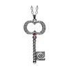 Ruby Silver Pendant - Key