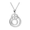 Silver Pendant - Circles