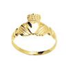 Gold Ring - Claddagh - Crown Heart and Hands