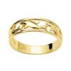 Gold Ring - Dolphin Swimming