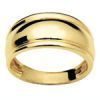 Gold Ring - Dome Edge