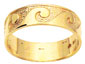 Gold Ring - Men's Wave