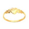 Gold Ring - Heart Size K