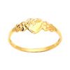 Gold Ring - Heart Size O