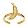 Gold Toe Ring - Banana