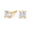 Diamond Gold Earrings .25ct Stud