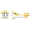 Diamond Gold Earrings .075 Stud