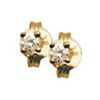 Diamond Gold Earrings .14ct Stud