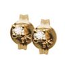 Diamond Gold Earrings .08ct 2mm Stud