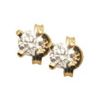 Diamond Gold Earrings .40ct