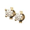 Diamond Gold Earrings .20ct Stud