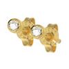 Diamond Gold Earrings .20ct 3mm