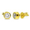 Diamond Gold Earrings .17ct