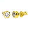 Diamond Gold Earrings .20ct Threaded Post