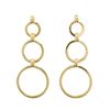 Gold Earrings - Circle