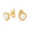 Pearl Gold Earrings - Studs