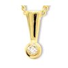 Diamond Gold Pendant .03ct