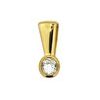 Diamond Gold Pendant .15ct 3.4mm Bezel