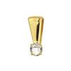 Diamond Gold Pendant .08ct 2.7mm