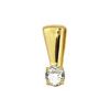 Diamond Gold Pendant .09ct 3mm