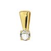 Diamond Gold Pendant .125ct 3mm