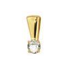 Diamond Gold Pendant .20ct 3.8mm