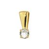 Diamond Gold Pendant .25ct 4.1mm