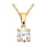 Diamond Gold Pendant .20ct Solitaire