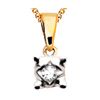 Diamond Gold Pendant .005ct