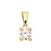 Diamond Gold Pendant .05ct Round