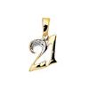 Diamond Gold Pendant - 21