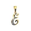 Diamond Gold Pendant - E