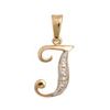 Diamond Gold Pendant - J