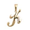 Diamond Gold Pendant - K