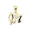 Diamond Gold Pendant - M