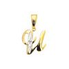 Diamond Gold Pendant - U