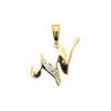 Diamond Gold Pendant - W