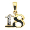 Diamond Gold Pendant - 18 Number Pendant
