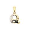 Diamond Gold Pendant - Q Initial