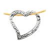 Diamond Gold Pendant - Heart